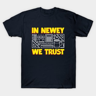 'In Newey We Trust' F1 Design T-Shirt